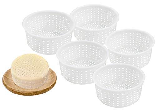 5 pcs Cheesemaking Kit Strainer cheese Basic Cheese Mold 0.75 liters