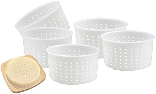 5 pcs Cheesemaking Kit Strainer cheese Basic Cheese Mold 0.65l
