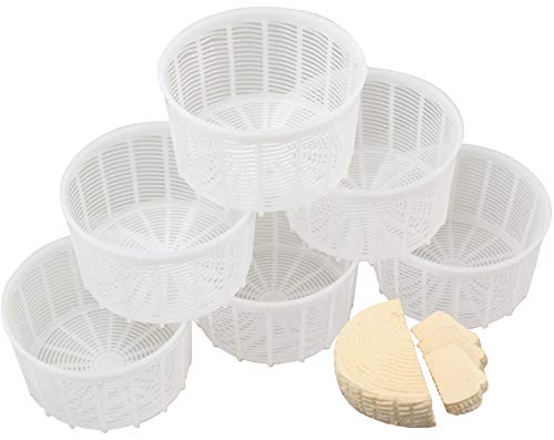 6 pcs Cheesemaking Kit Strainer cheese Basic Cheese Mold 1.15 liters