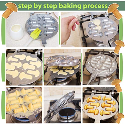 Sweet Pastry Maker Russian Cookie Mushrooms Baker by PetriStor