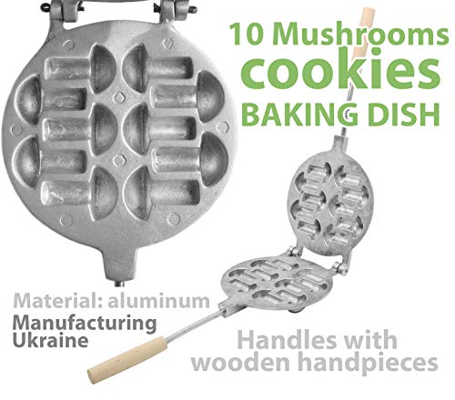Sweet Pastry Maker Russian Cookie Mushrooms Baker by PetriStor