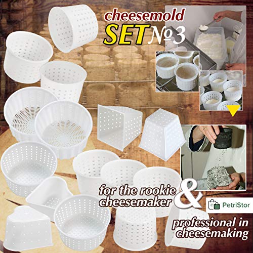 16 pcs Cheesemaking Kit №3 Strainer cheese Press Mold