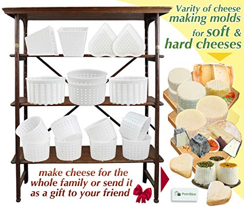 16 pcs Cheesemaking Kit №3 Strainer cheese Press Mold