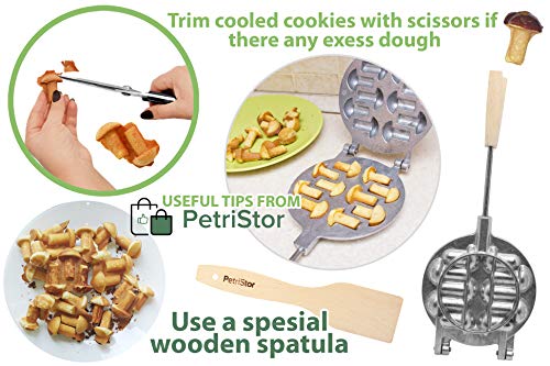 Sweet Pastry Maker Russian Cookie Mushrooms Baker by PetriStor