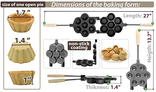 Cupcake maker Mini Muffins Open Pies Cookie Maker Non-stick Cookies