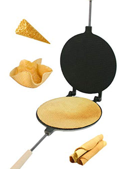 Waffle Maker round form Non-stick Cookies Pastry