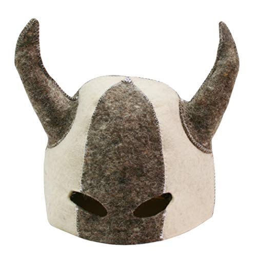 Sauna Hat for Man Wool Felt Care Bath SPA Executioner, Hangman Natural