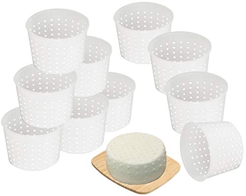 10 pcs Cheesemaking Kit  Strainer cheese Basic Cheese Mold 300 ml