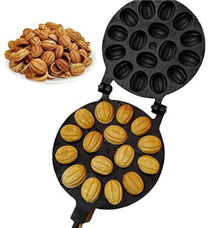 Walnut Cookie Mold Maker 16 halves Non-stick Cookies Pastry