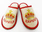 Sauna Banya Slippers for Woman Queen Bath House 100% Natural Wool Felt