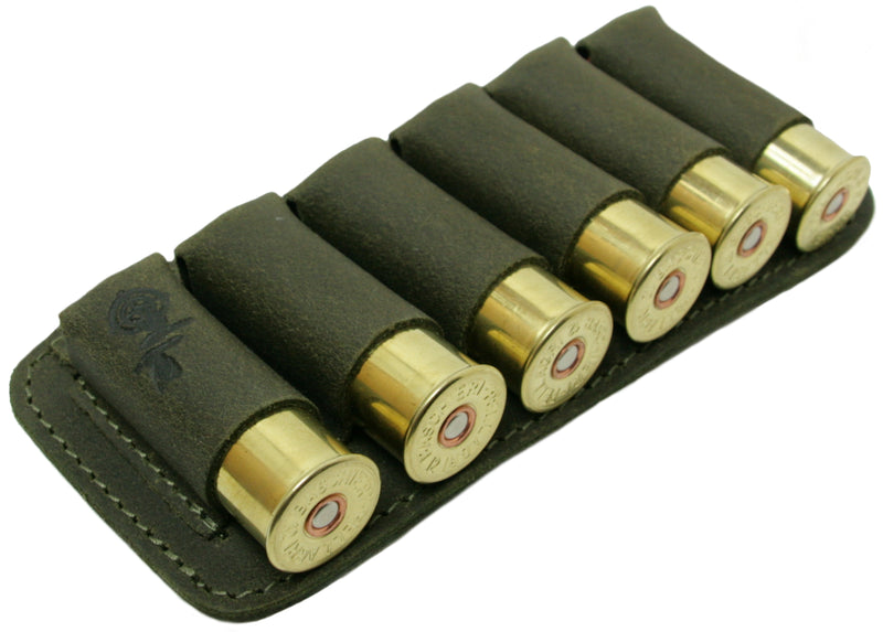 Shell Holder Shotgun Ammo Pouch Retro 12 16 Gauge Genuine Leather Bullet Wallet Cartridge Bag Ammunition Carrier Hunting Accessories