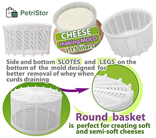Basic Cheese Mold Butter Punched Making Mold 1.15 l
