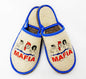 Sauna Banya Slippers for Men "Mafia" Bath House Wool Felt