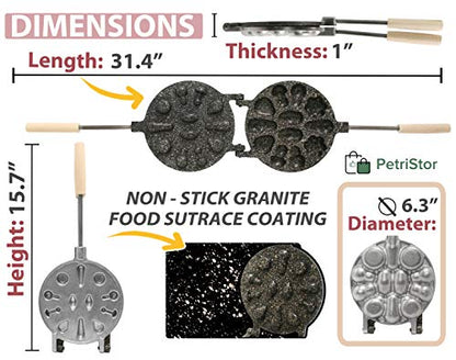 12 Cookie assorted Marker Non-stick coating granite stone Cookies