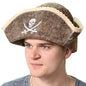 Sauna Hat Pirate/Filibuster for Man Natural Felt 100% Natural