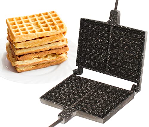 Belgian Viennese Waffle Maker Cookie Non-stick granite coating