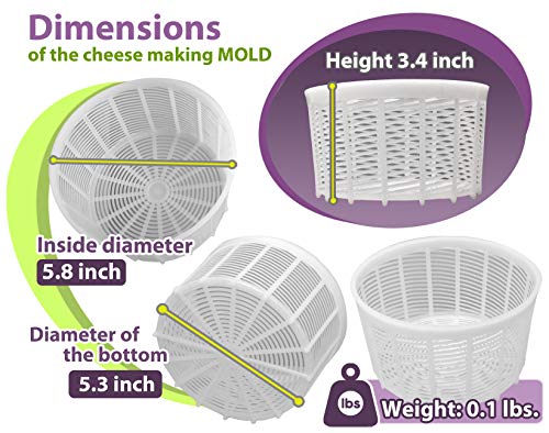 Basic Cheese Mold Butter Punched Making Mold 1.15 l