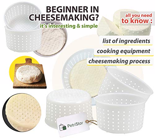 Cheese Mold with a Follower – Cheese Making Kit – Cheesemaking Supplies –  Cheese Set for Press – Paneer Maker - 0.48 gal - 1.8 L Green