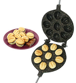 Walnut Cookie (Oreshek) Maker 9 nut Non-stick granite surface Cookies Pastry