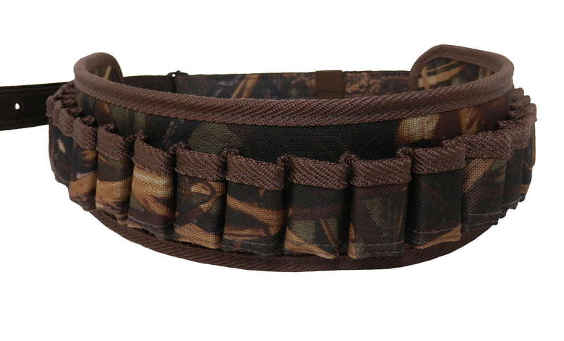 Cartridge Belt for Smooth-bore rounds100% Polyester Hunting Accessories 24 Smooth Bore Cartridges Open Waterproof Shell Holde Shotgun Bandolier