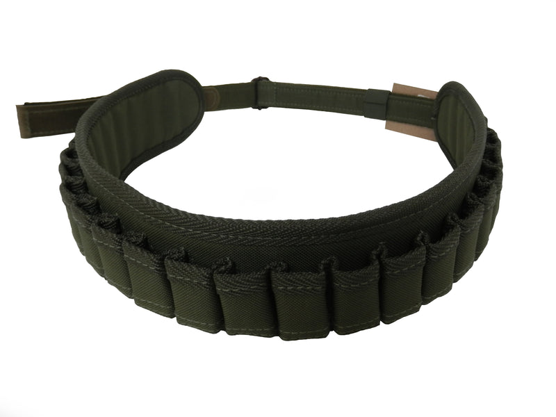 Cartridge Belt for Smooth-bore rounds100% Polyester Hunting Accessories 24 Smooth Bore Cartridges Open Waterproof Shell Holde Shotgun Bandolier